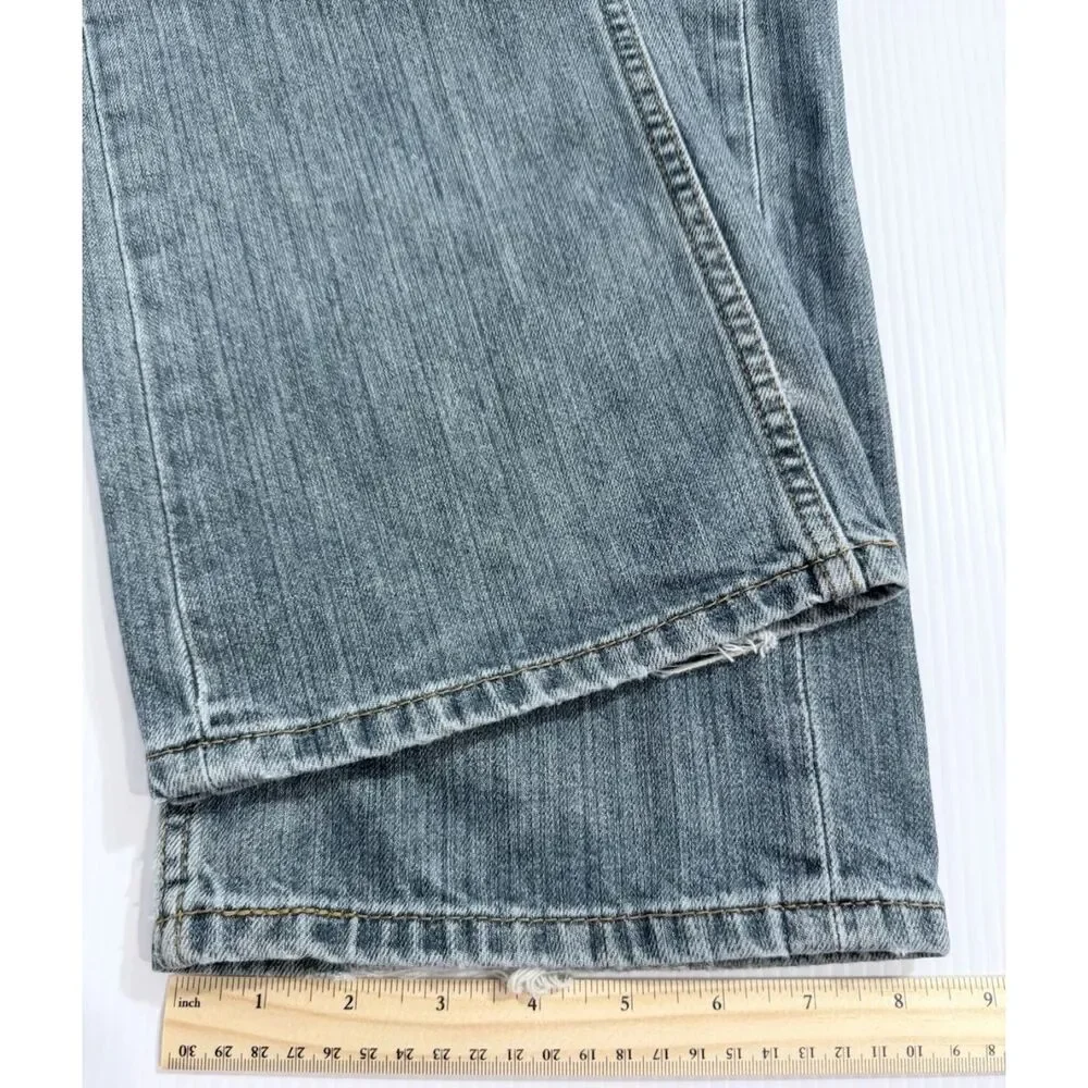 Levi's 559 Relaxed Straight Fit Distressed Denim Jeans Mens Size 33x32